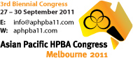 Asian Pacific HPBA Congress Melbourne 2011